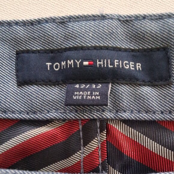 Tommy Hilfiger Stretch Chino Pants Men's 42x32 Cotton Comfort - Picture 3 of 4